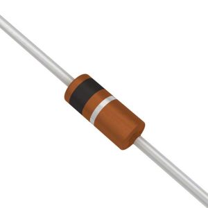 Diodo Retificador de Comutação de Pequeno Sinal de 200V, 0.25A e 2 Pinos - BAV20-TR